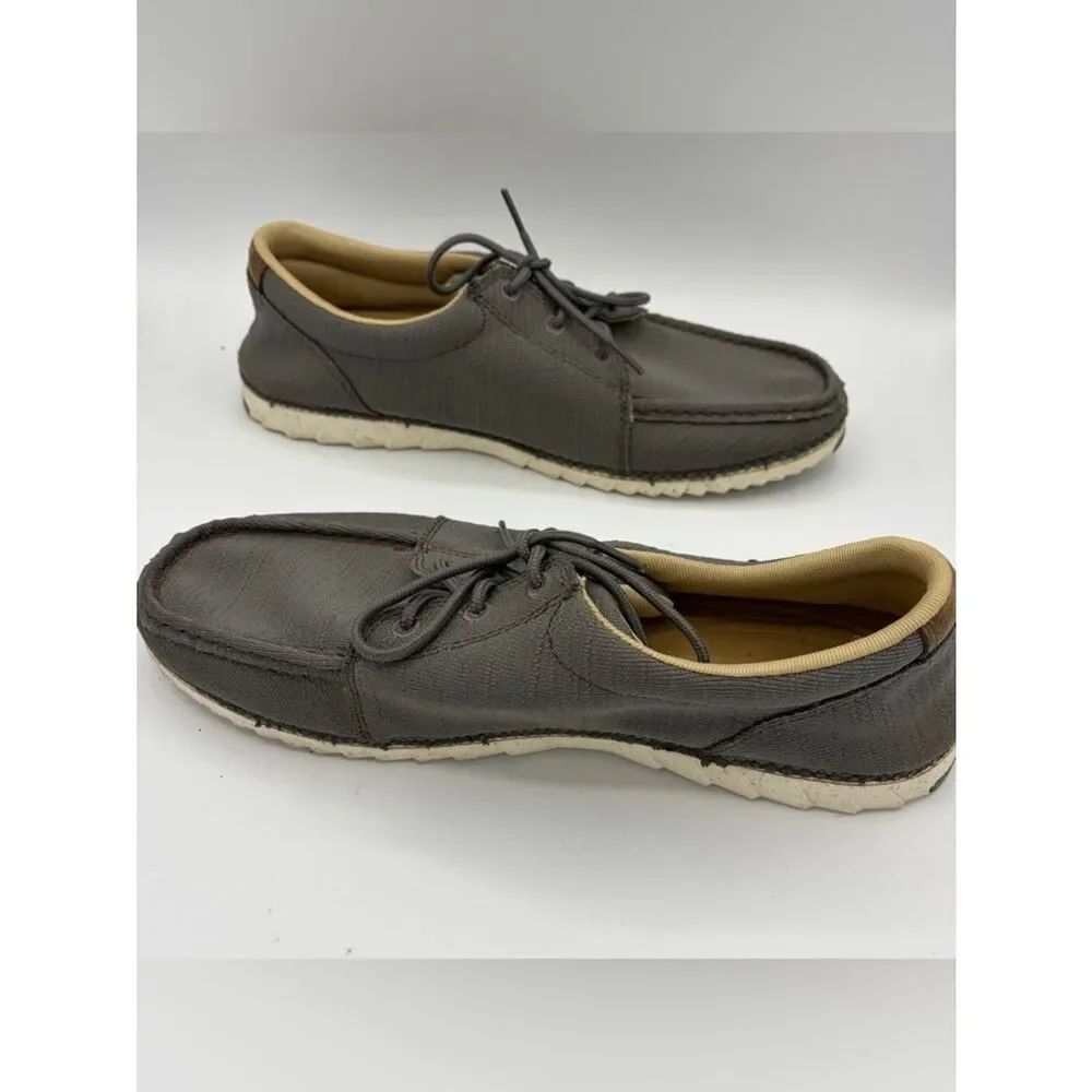 Twisted X zero-x casual lace up steel gray shoe men’s 11 western cowboy